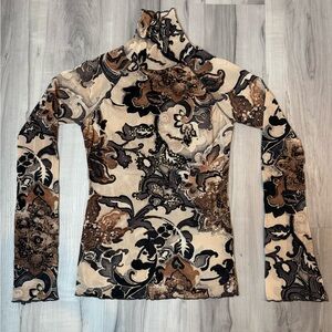 Ice London Abstract Floral Top